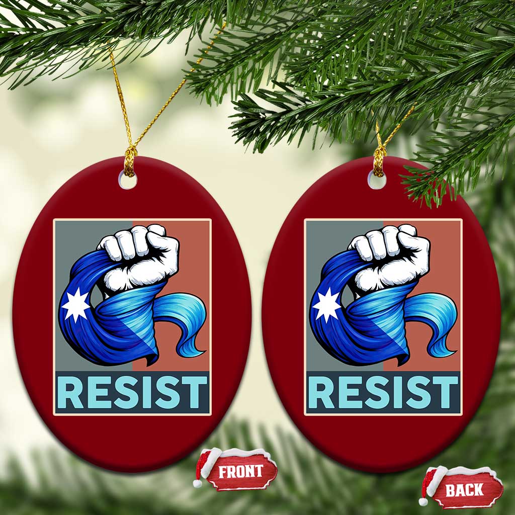 Minnesota Resist Ice Out Ceramic Ornament MM Support Gift