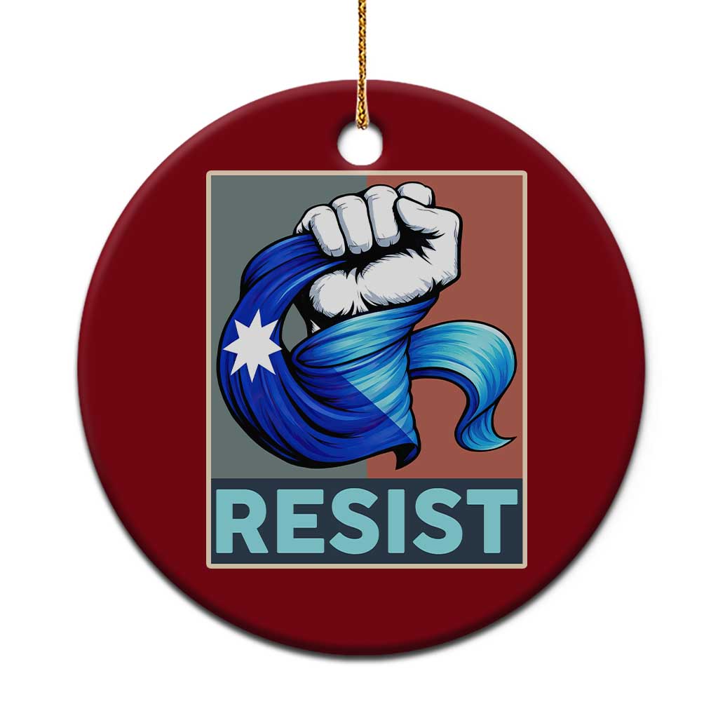 Minnesota Resist Ice Out Ceramic Ornament MM Support Gift