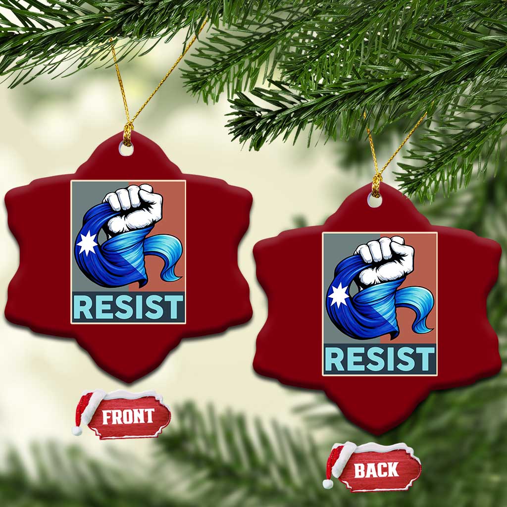 Minnesota Resist Ice Out Ceramic Ornament MM Support Gift