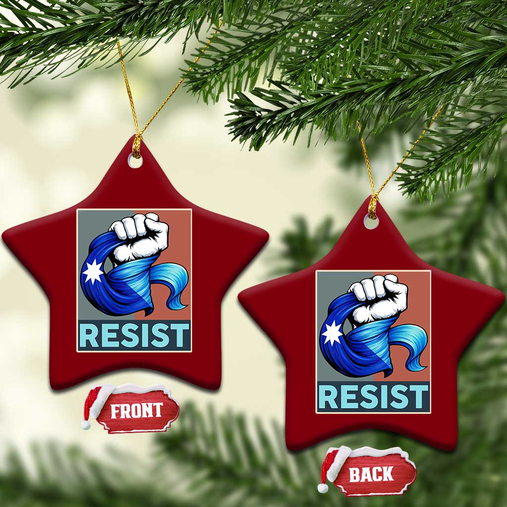 Minnesota Resist Ice Out Ceramic Ornament MM Support Gift
