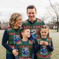 Minnesota Resist Ice Out V-Neck Knit Sweater Vest MM Support Gift