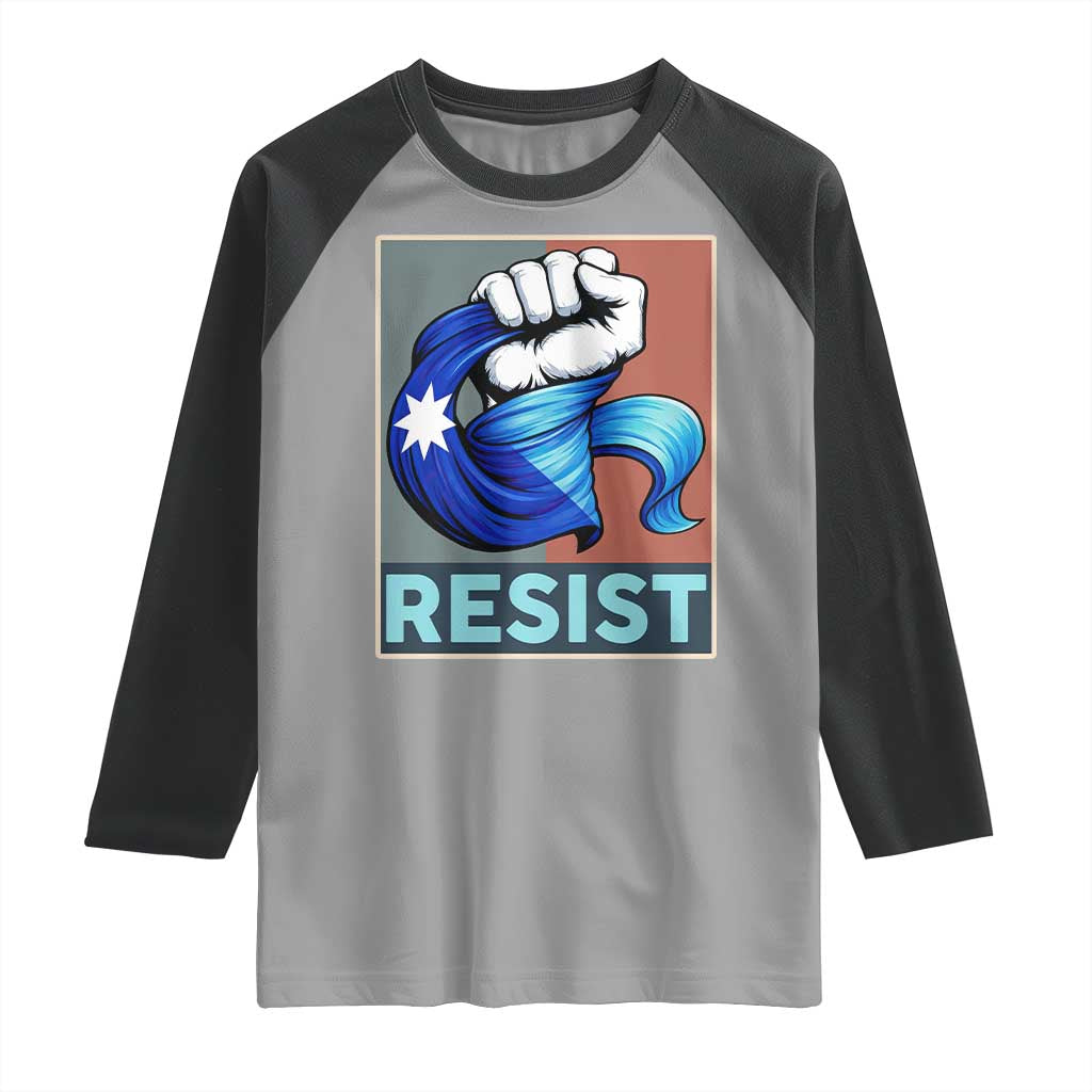 Minnesota Resist Ice Out Raglan Shirt MM Support Gift