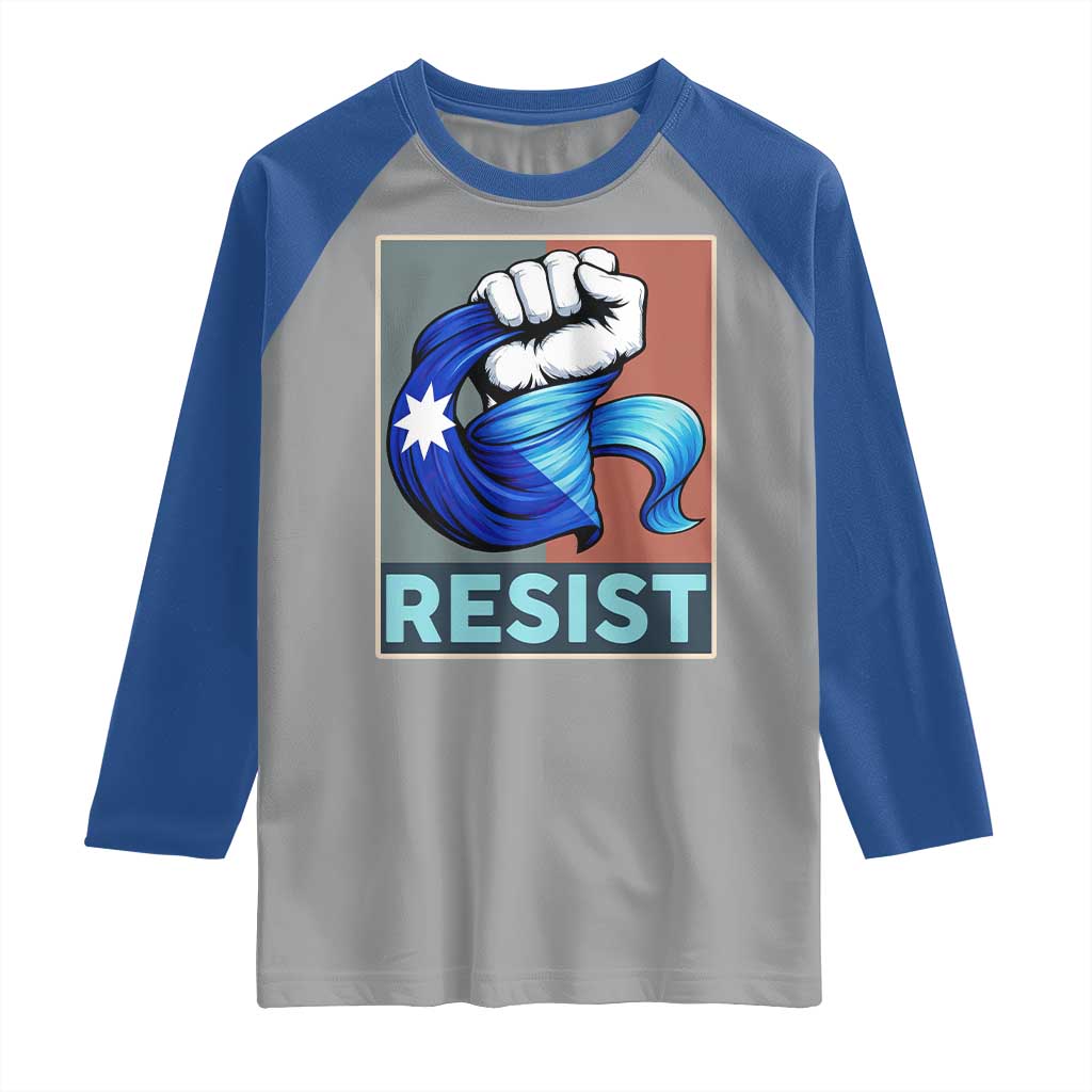 Minnesota Resist Ice Out Raglan Shirt MM Support Gift