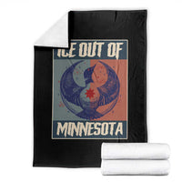 Ice Out Of Minnesota Throw Blanket Social Justice Solidarity