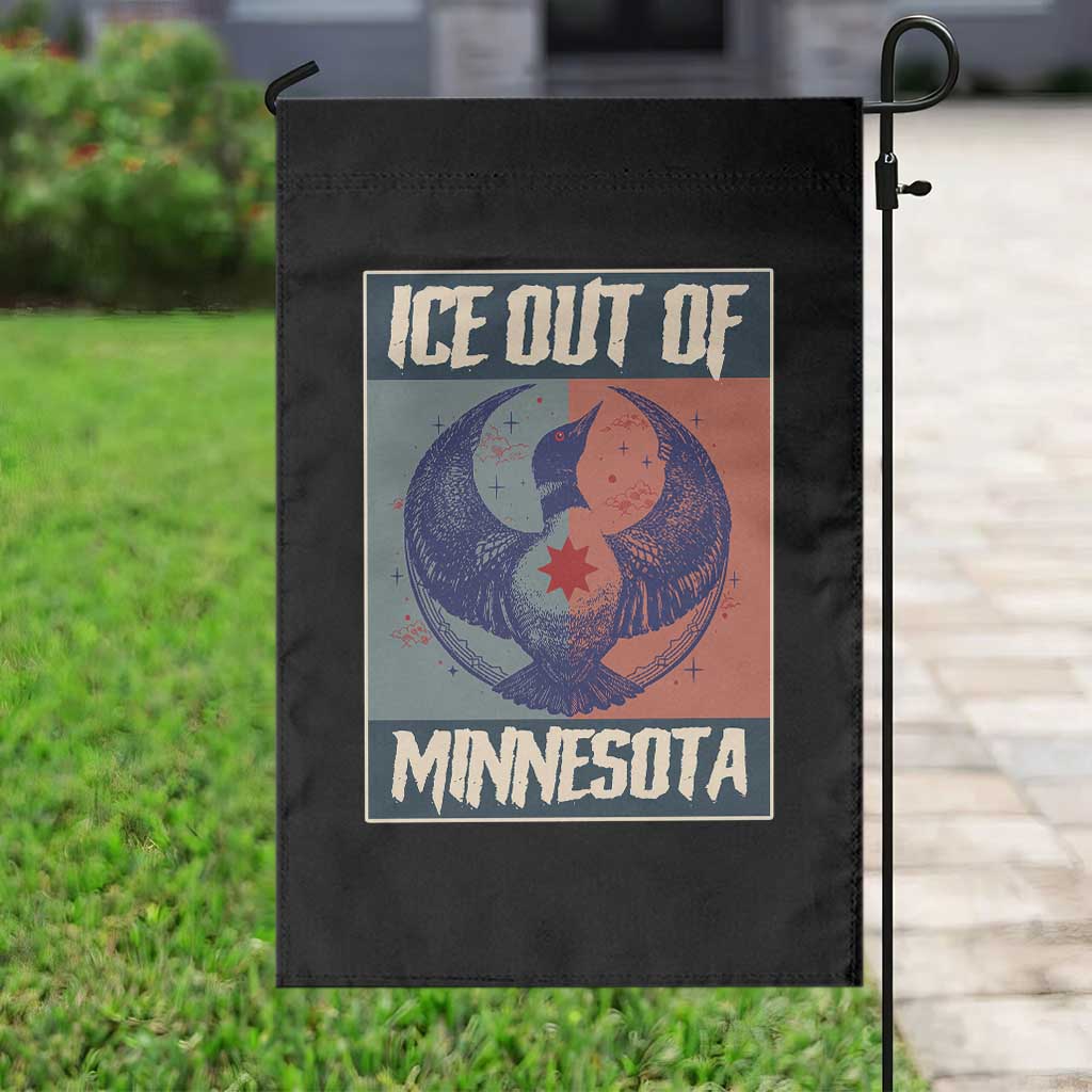 Ice Out Of Minnesota Garden Flag Social Justice Solidarity