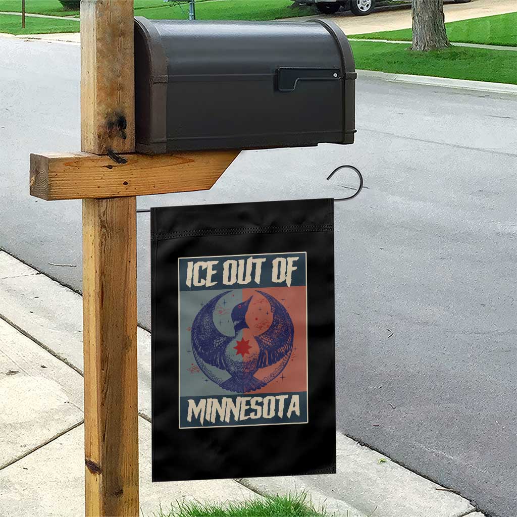 Ice Out Of Minnesota Garden Flag Social Justice Solidarity