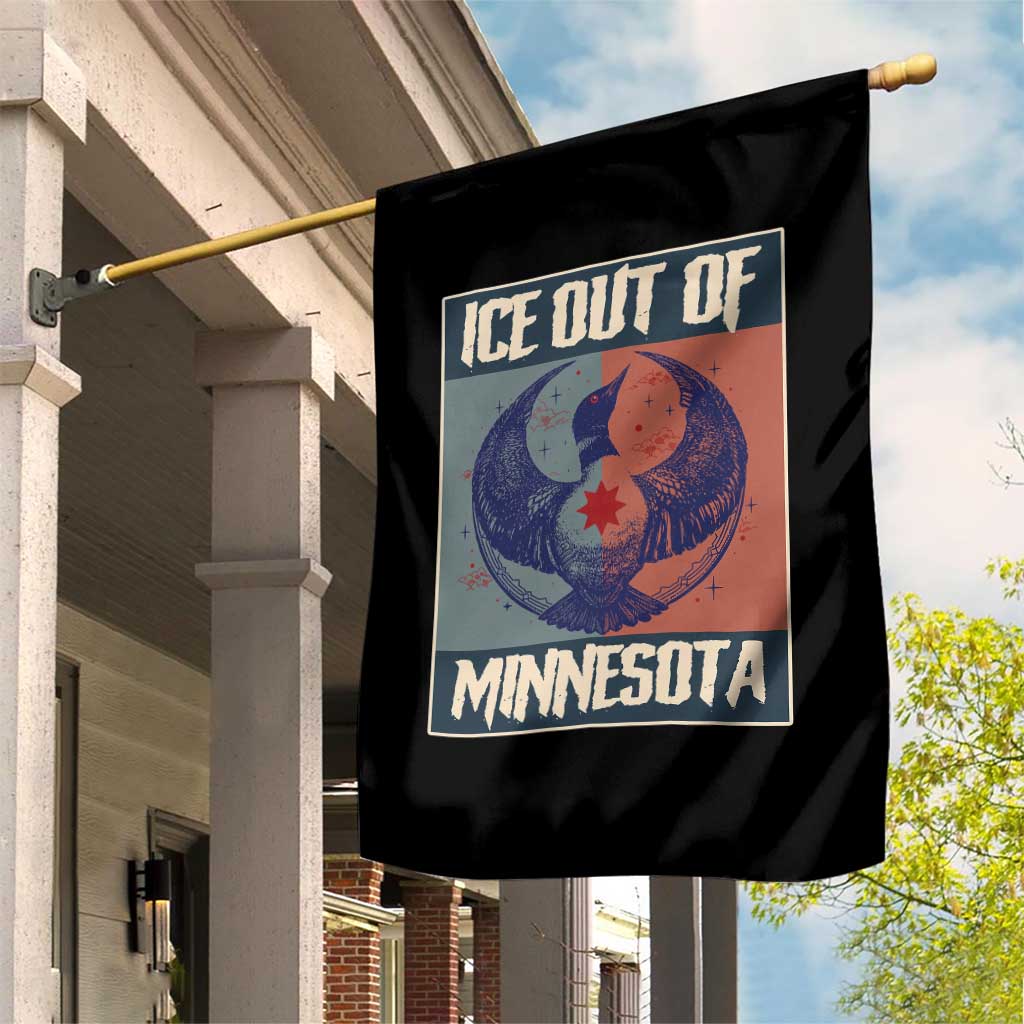 Ice Out Of Minnesota Garden Flag Social Justice Solidarity