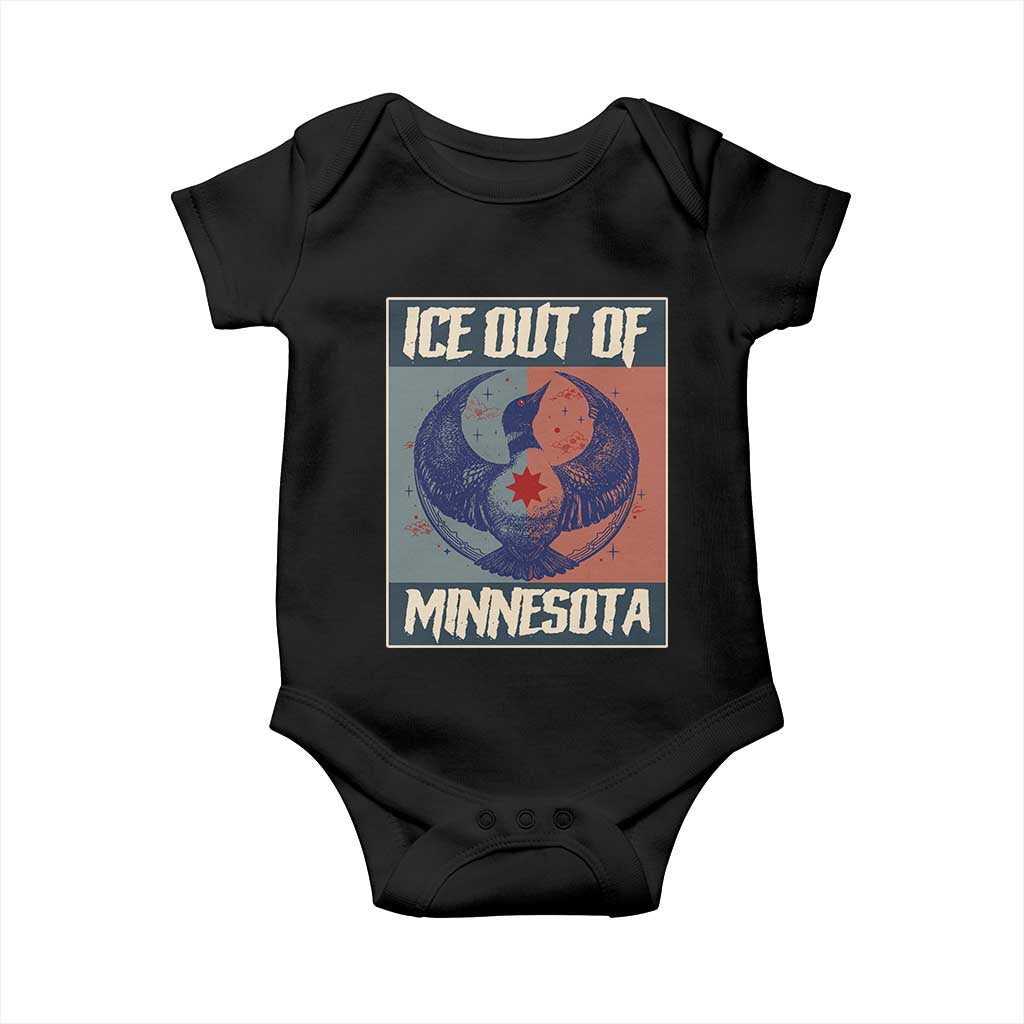 Ice Out Of Minnesota Baby Onesie Social Justice Solidarity
