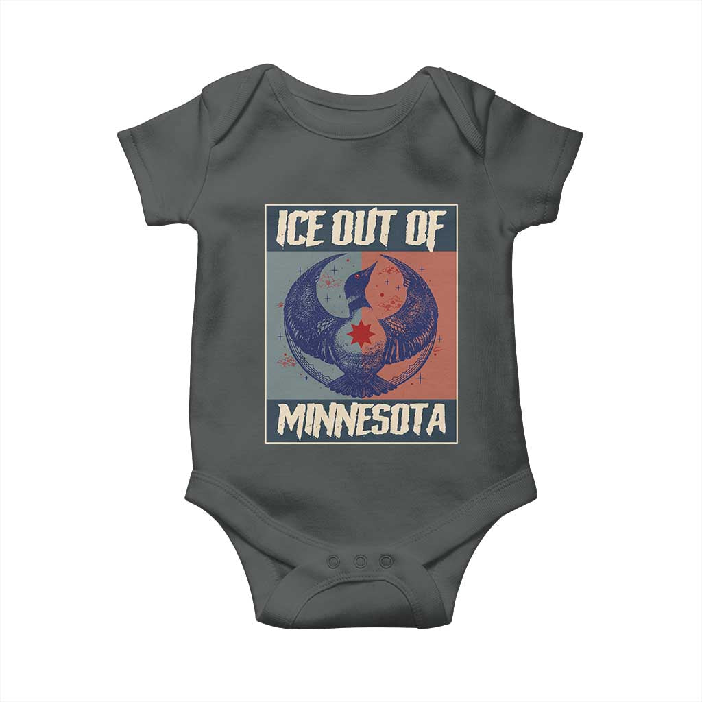 Ice Out Of Minnesota Baby Onesie Social Justice Solidarity