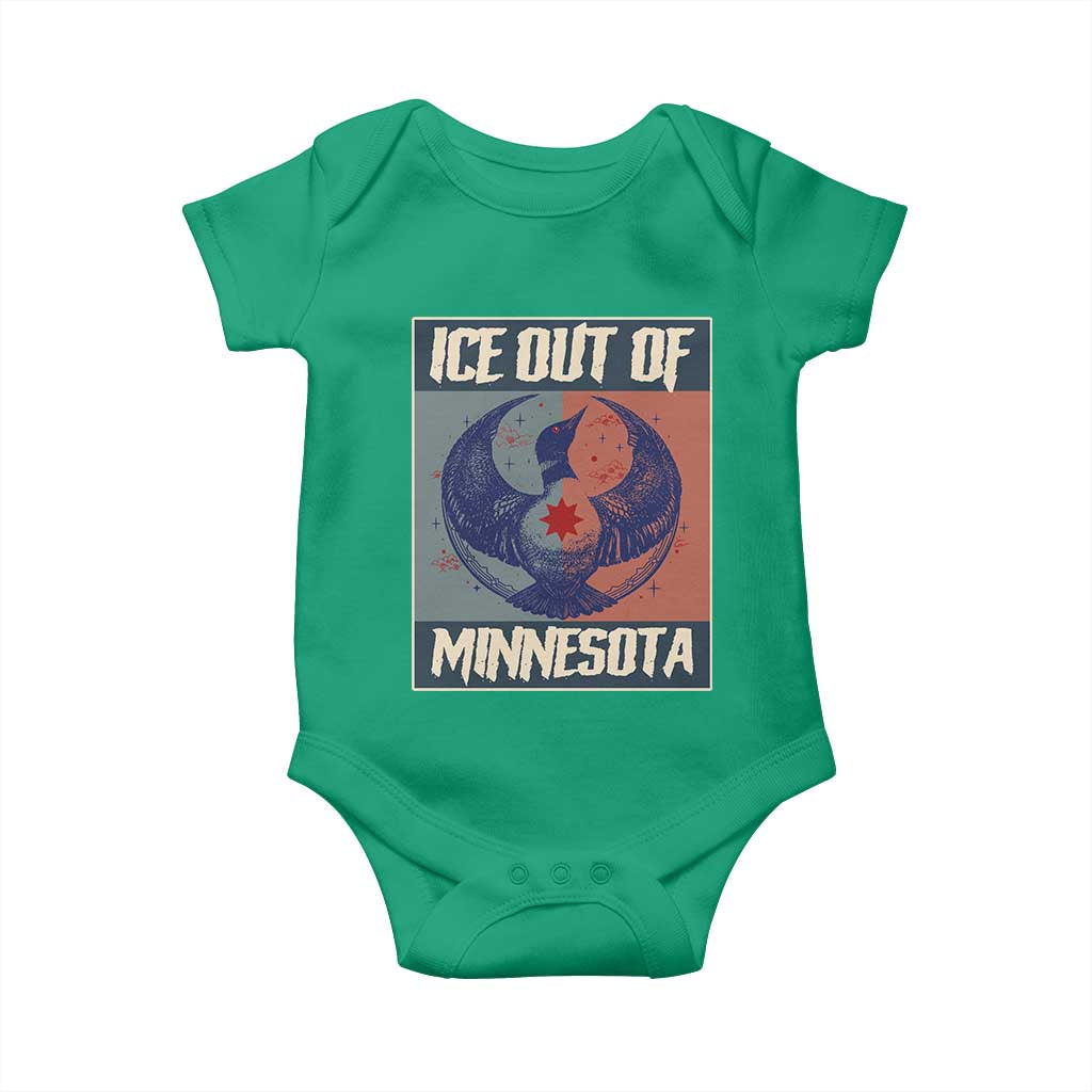 Ice Out Of Minnesota Baby Onesie Social Justice Solidarity