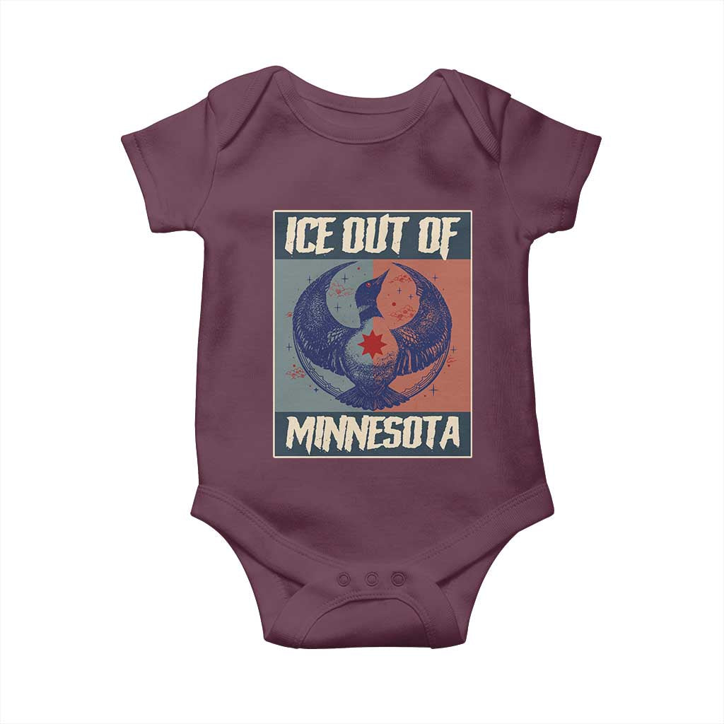 Ice Out Of Minnesota Baby Onesie Social Justice Solidarity