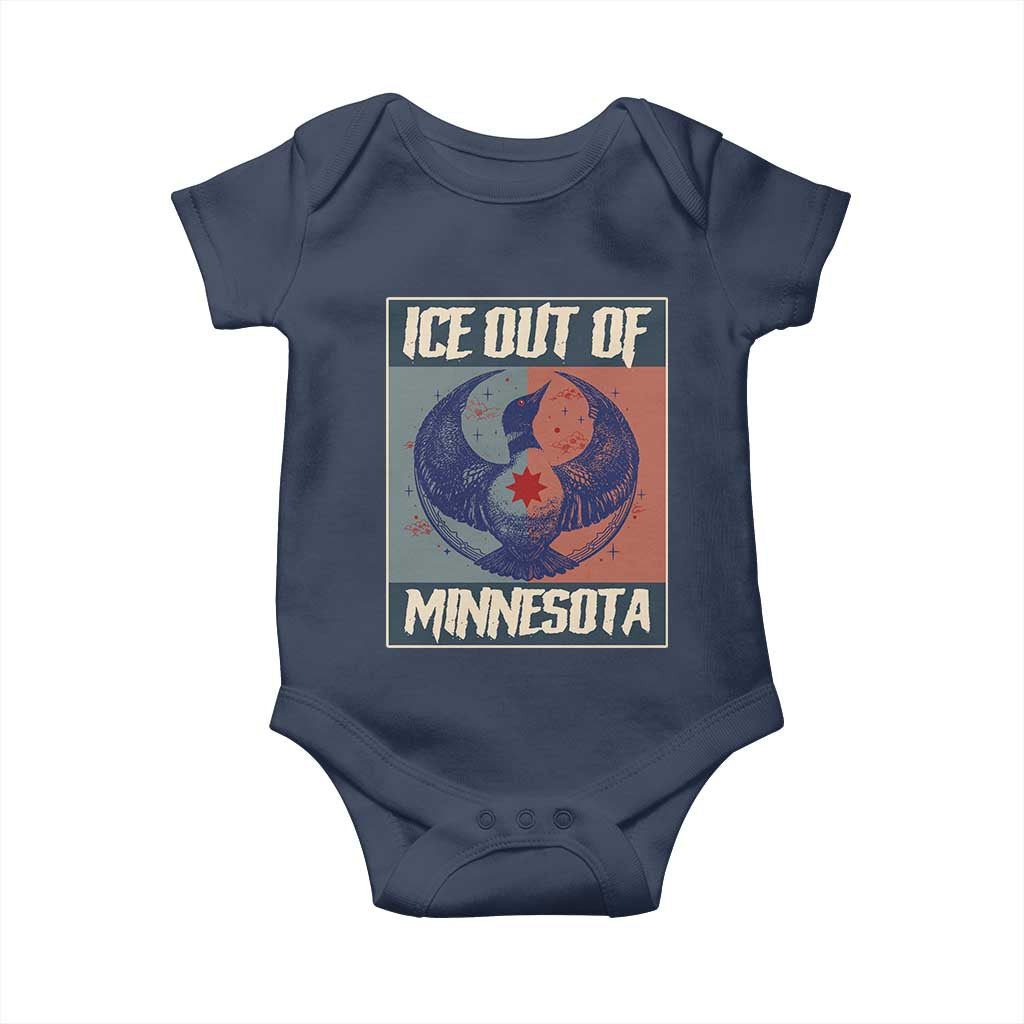 Ice Out Of Minnesota Baby Onesie Social Justice Solidarity