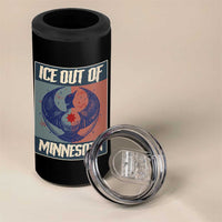 Ice Out Of Minnesota 4 in 1 Can Cooler Tumbler Social Justice Solidarity