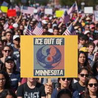 Ice Out Of Minnesota Protest Sign Social Justice Solidarity