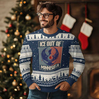 Ice Out Of Minnesota Ugly Christmas Sweater Social Justice Solidarity