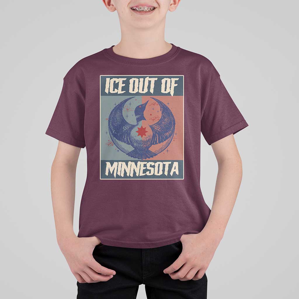 Ice Out Of Minnesota T Shirt For Kid Social Justice Solidarity