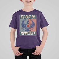 Ice Out Of Minnesota T Shirt For Kid Social Justice Solidarity