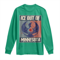 Ice Out Of Minnesota Long Sleeve Shirt Social Justice Solidarity