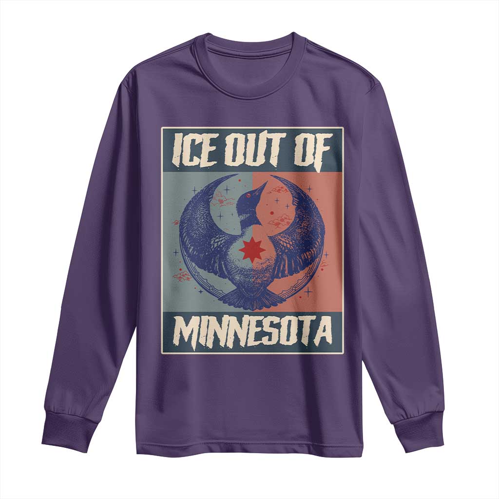 Ice Out Of Minnesota Long Sleeve Shirt Social Justice Solidarity