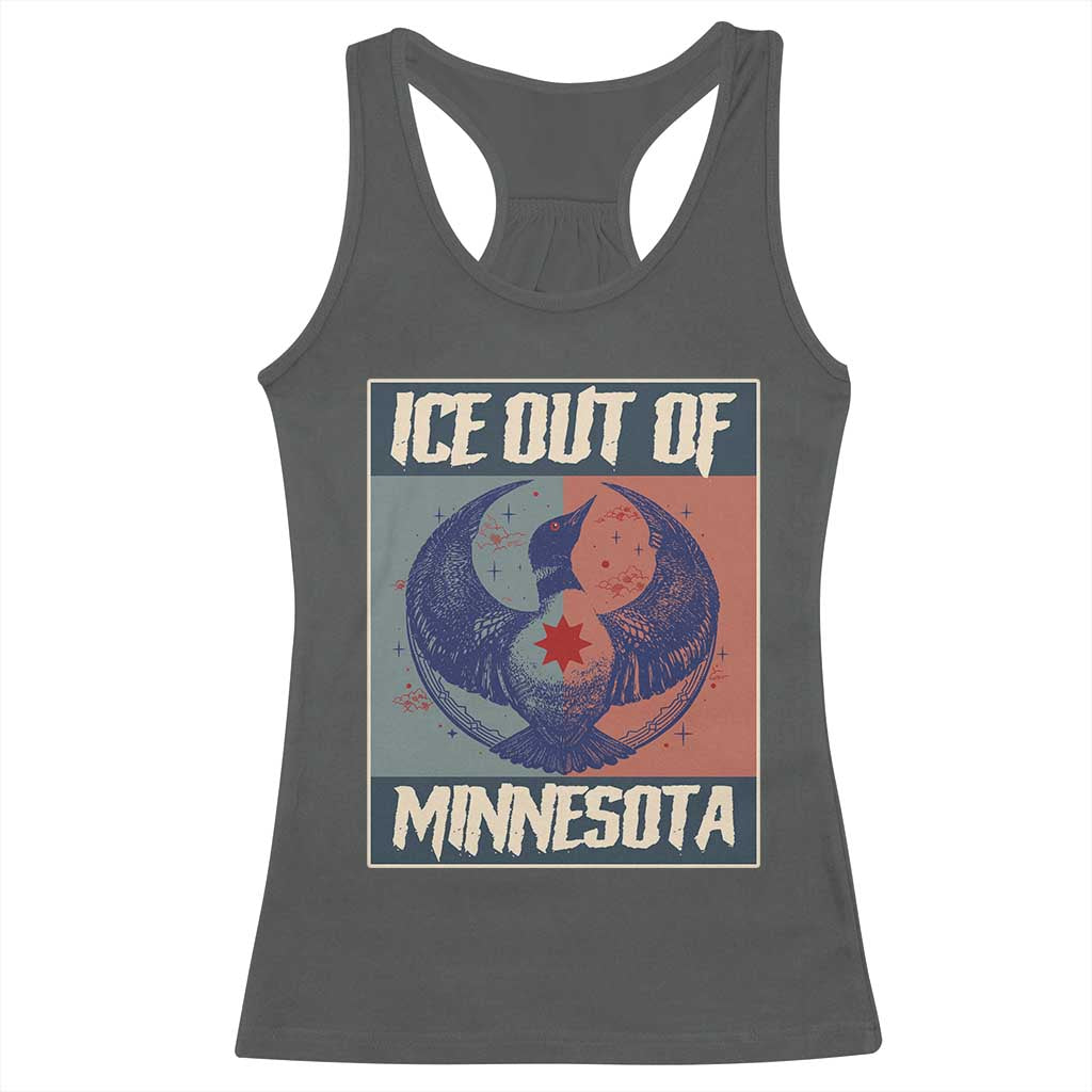 Ice Out Of Minnesota Racerback Tank Top Social Justice Solidarity
