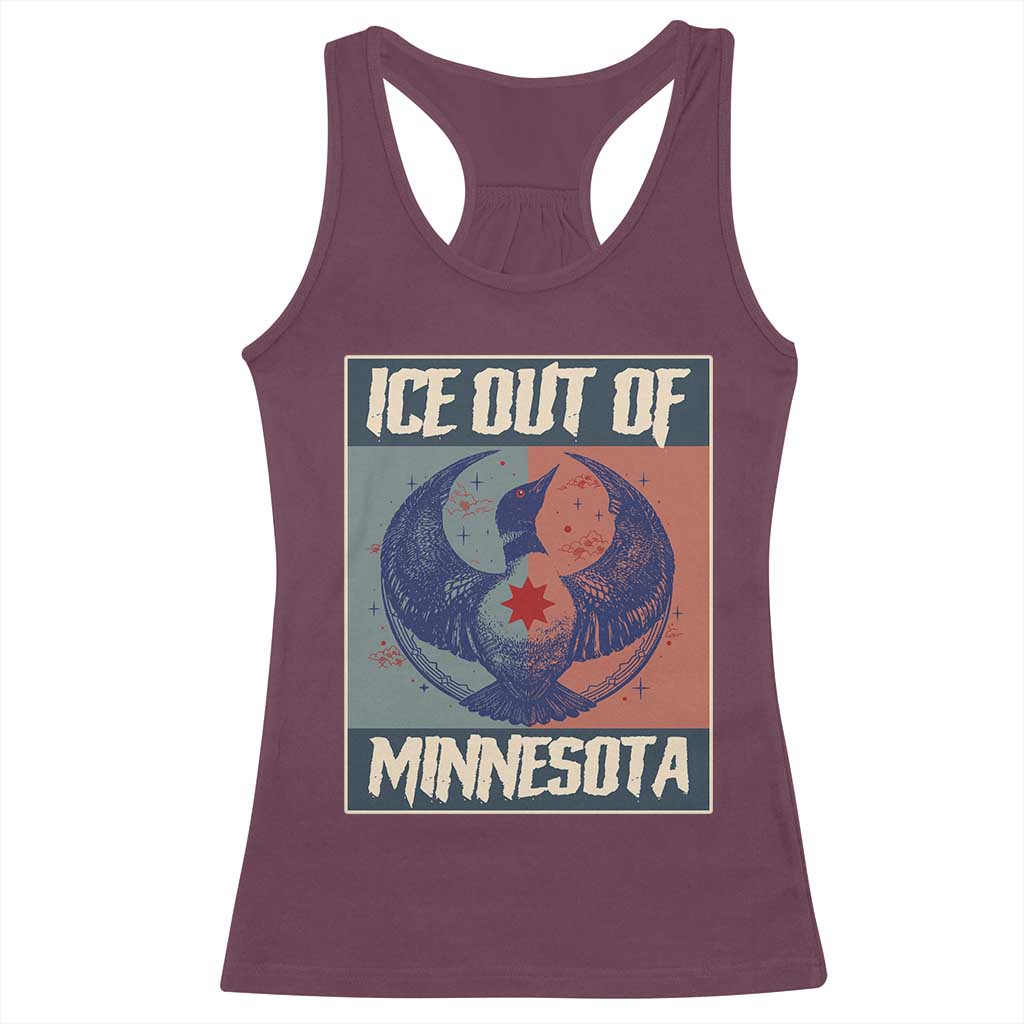 Ice Out Of Minnesota Racerback Tank Top Social Justice Solidarity