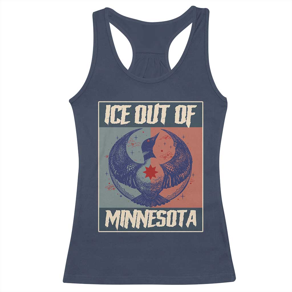 Ice Out Of Minnesota Racerback Tank Top Social Justice Solidarity