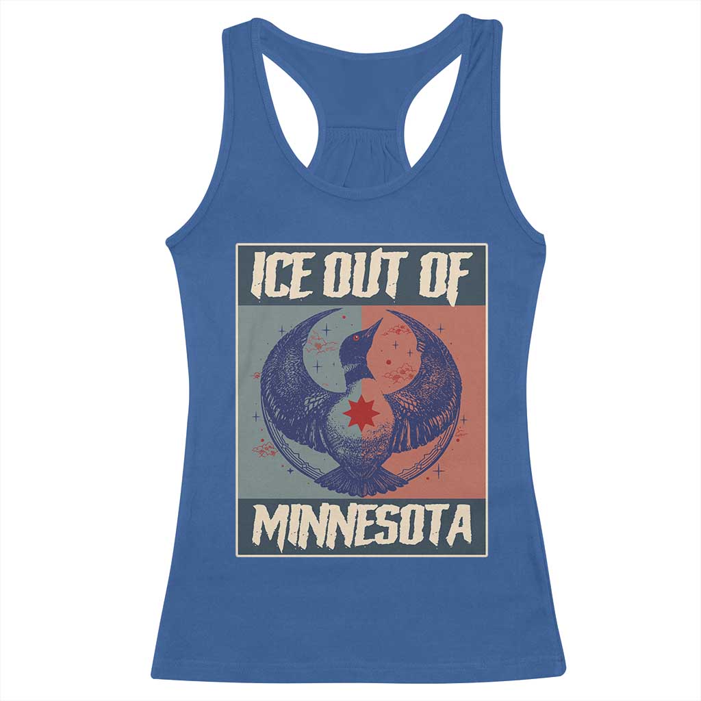 Ice Out Of Minnesota Racerback Tank Top Social Justice Solidarity