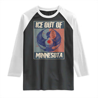Ice Out Of Minnesota Raglan Shirt Social Justice Solidarity