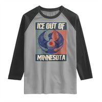 Ice Out Of Minnesota Raglan Shirt Social Justice Solidarity
