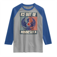 Ice Out Of Minnesota Raglan Shirt Social Justice Solidarity