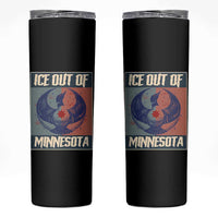 Ice Out Of Minnesota Skinny Tumbler Social Justice Solidarity