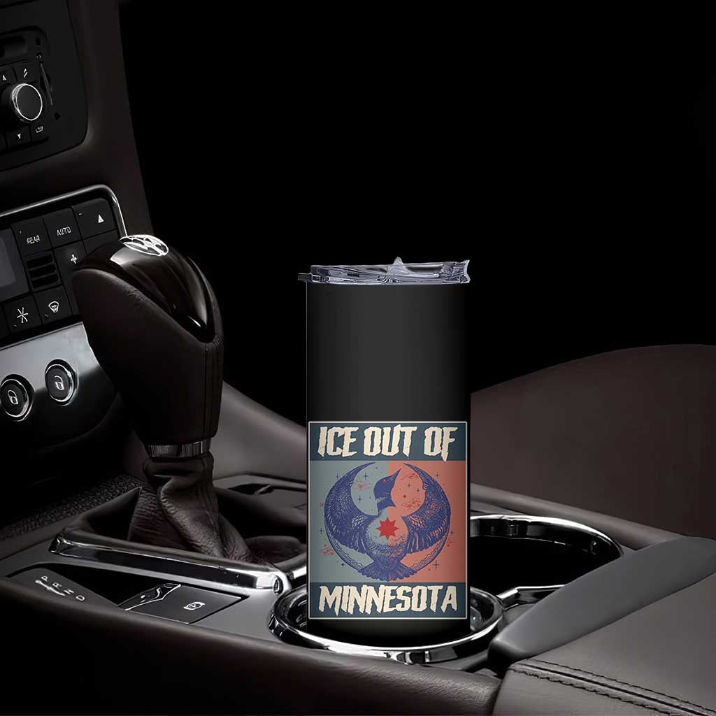 Ice Out Of Minnesota Skinny Tumbler Social Justice Solidarity