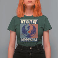 Ice Out Of Minnesota T Shirt For Women Social Justice Solidarity