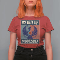 Ice Out Of Minnesota T Shirt For Women Social Justice Solidarity