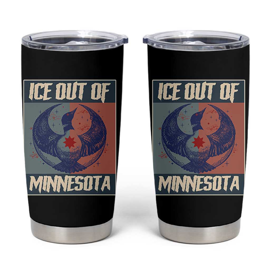 Ice Out Of Minnesota Tumbler Cup Social Justice Solidarity