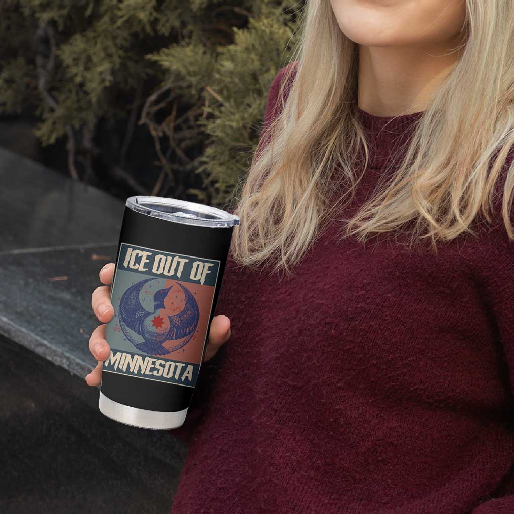 Ice Out Of Minnesota Tumbler Cup Social Justice Solidarity
