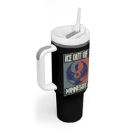 Ice Out Of Minnesota Tumbler With Handle Social Justice Solidarity