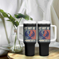 Ice Out Of Minnesota Tumbler With Handle Social Justice Solidarity