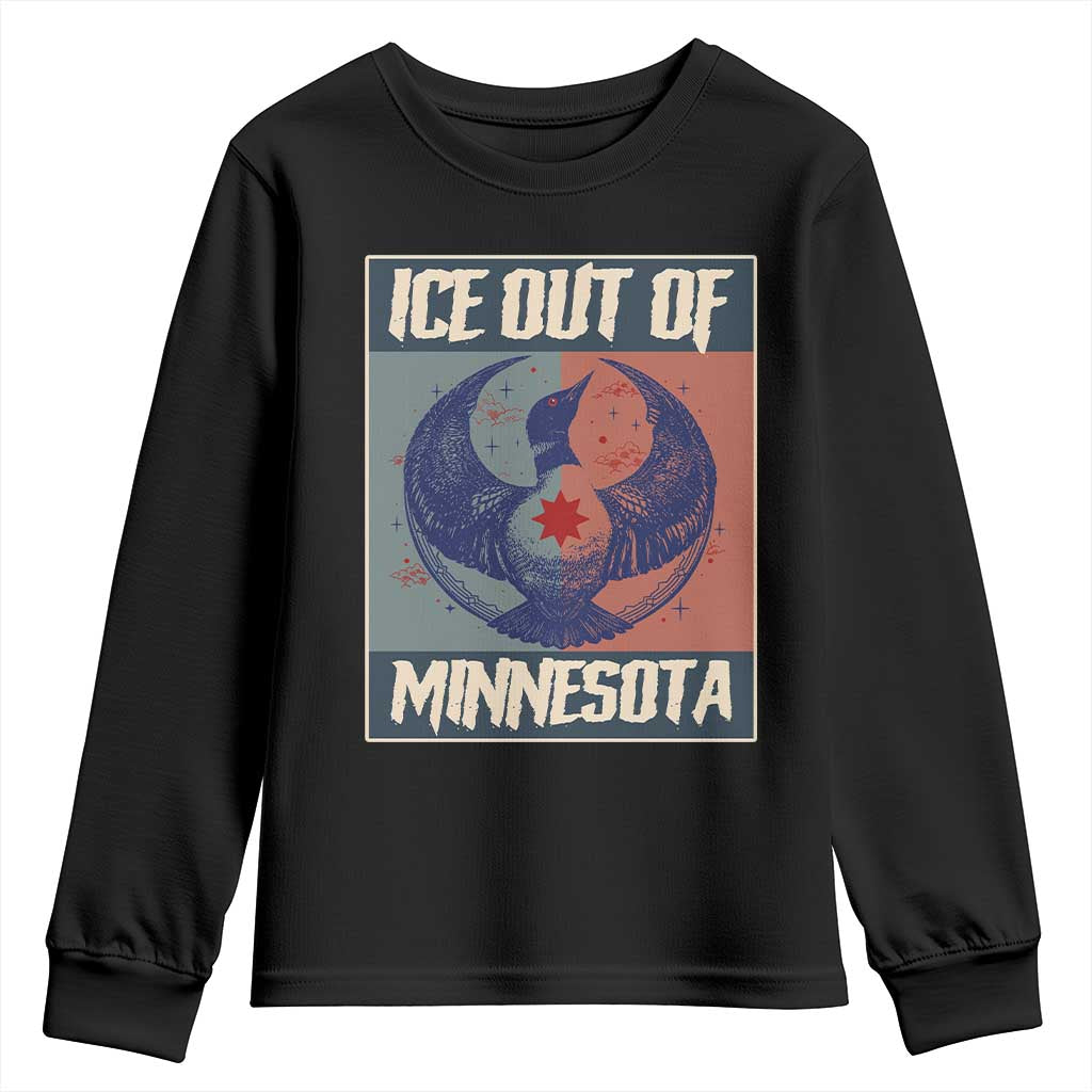 Ice Out Of Minnesota Youth Sweatshirt Social Justice Solidarity
