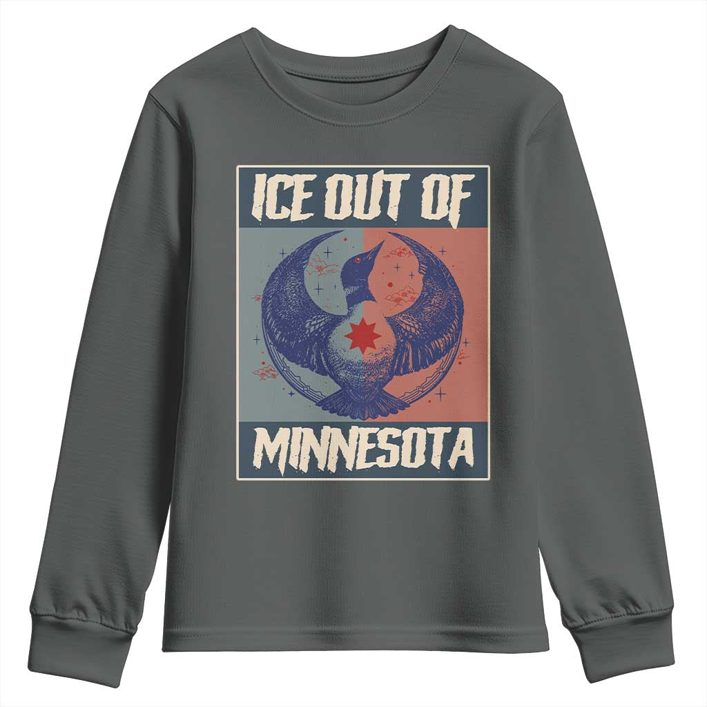 Ice Out Of Minnesota Youth Sweatshirt Social Justice Solidarity