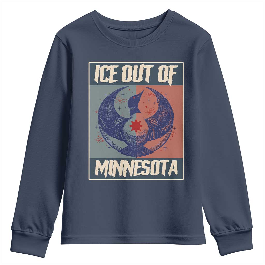 Ice Out Of Minnesota Youth Sweatshirt Social Justice Solidarity