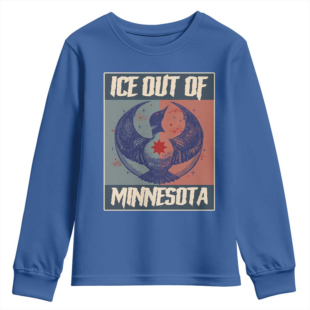 Ice Out Of Minnesota Youth Sweatshirt Social Justice Solidarity