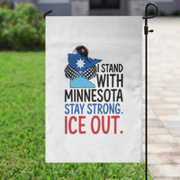 Minnesota Pride Common Loon Garden Flag Stand With Minnesota Ice Out
