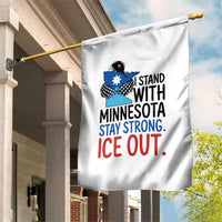 Minnesota Pride Common Loon Garden Flag Stand With Minnesota Ice Out