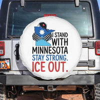 Minnesota Pride Common Loon Spare Tire Cover Stand With Minnesota Ice Out