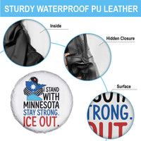 Minnesota Pride Common Loon Spare Tire Cover Stand With Minnesota Ice Out