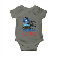 Minnesota Pride Common Loon Baby Onesie Stand With Minnesota Ice Out