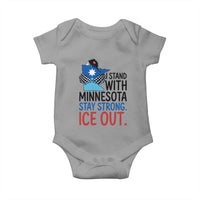 Minnesota Pride Common Loon Baby Onesie Stand With Minnesota Ice Out