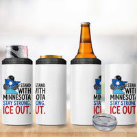 Minnesota Pride Common Loon 4 in 1 Can Cooler Tumbler Stand With Minnesota Ice Out