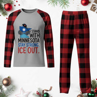 Minnesota Pride Common Loon Plaid Pajama Set Stand With Minnesota Ice Out